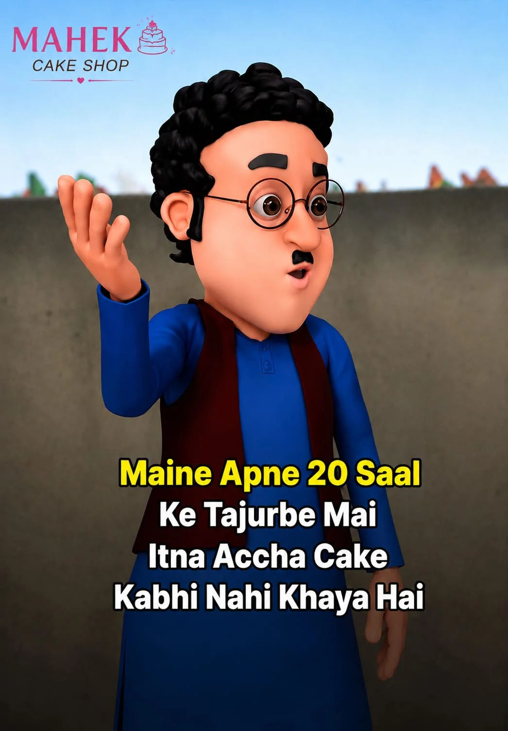 Mahek Cake Shop animated campaign creative